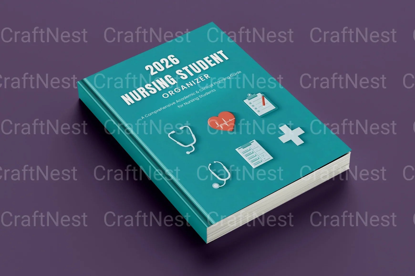 Nursing Student Organizer for Efficient Study Planning - CraftNest - Digital Crafting and Art