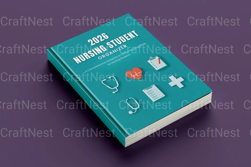Nursing Student Organizer for Efficient Study Planning - CraftNest - Digital Crafting and Art