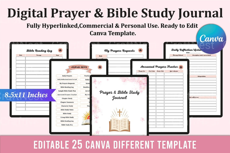Prayer Bible Guide - CraftNest - Digital Crafting and Art