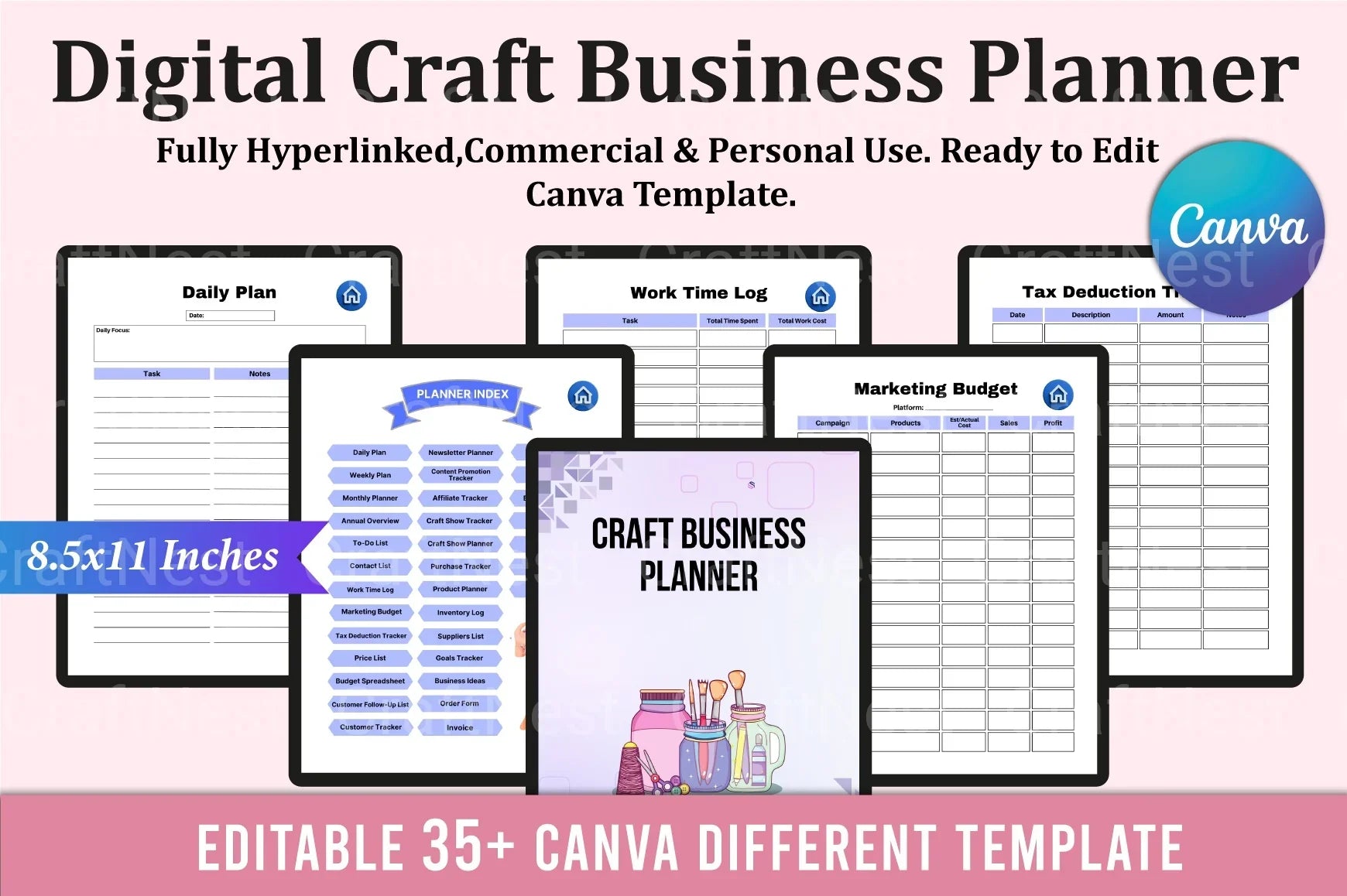Craft Business Planner Guide - CraftNest - Digital Crafting and Art