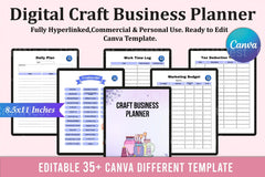 Craft Business Planner Guide - CraftNest - Digital Crafting and Art