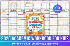 Academic Workbook for Kids - CraftNest - Digital Crafting and Art