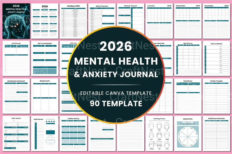 Mental Health Anxiety Management Strategies - CraftNest - Digital Crafting and Art