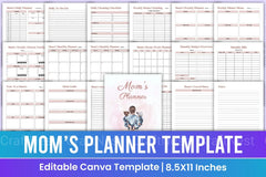 Mom Planner Canva Template - CraftNest - Digital Crafting and Art