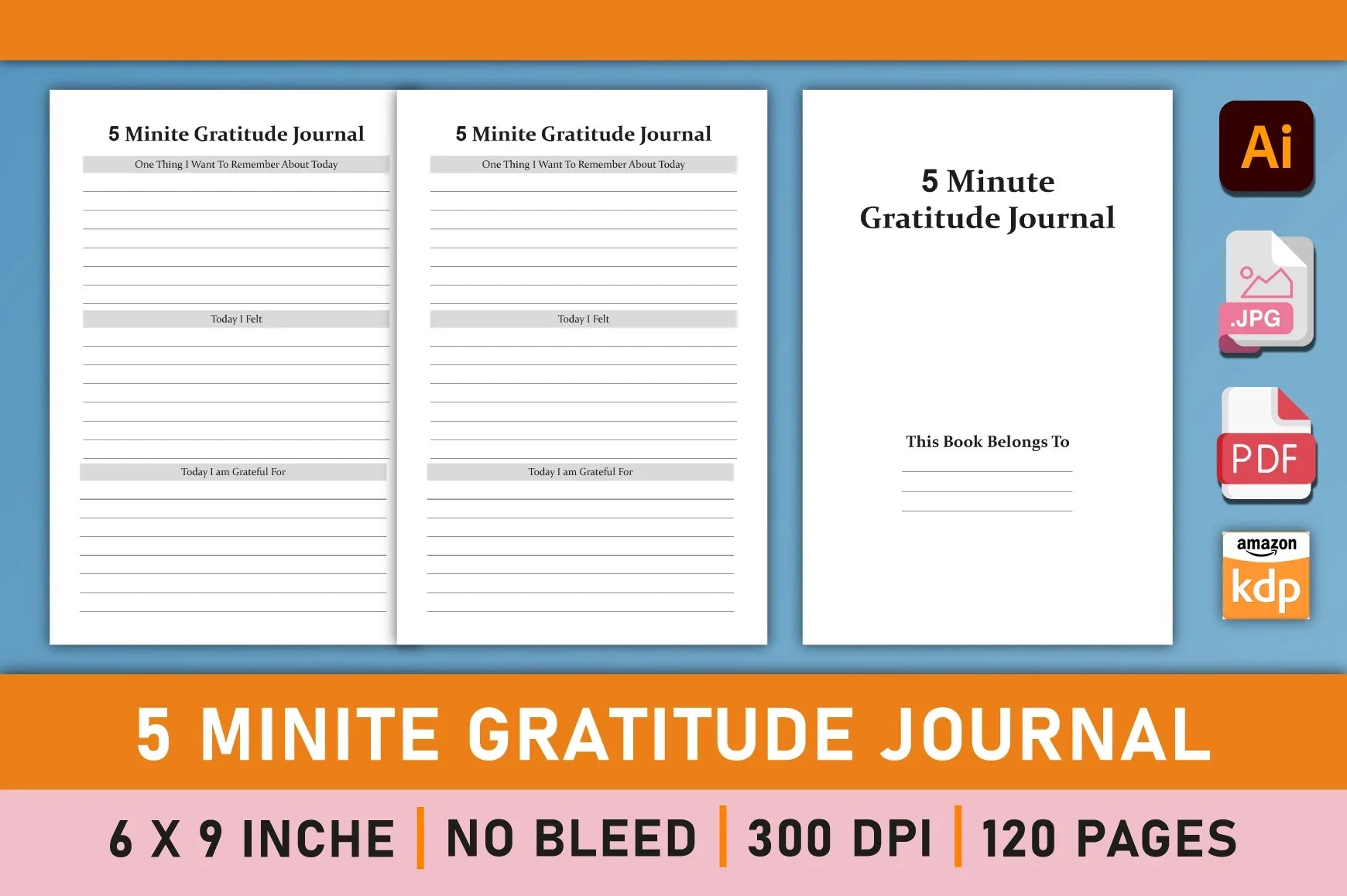 Mini Gratitude Planner - CraftNest - Digital Crafting and Art