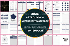 Astrology Witchcraft Workbook for Beginners - CraftNest - Digital Crafting and Art