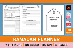 Ramadan Planner - CraftNest - Digital Crafting and Art
