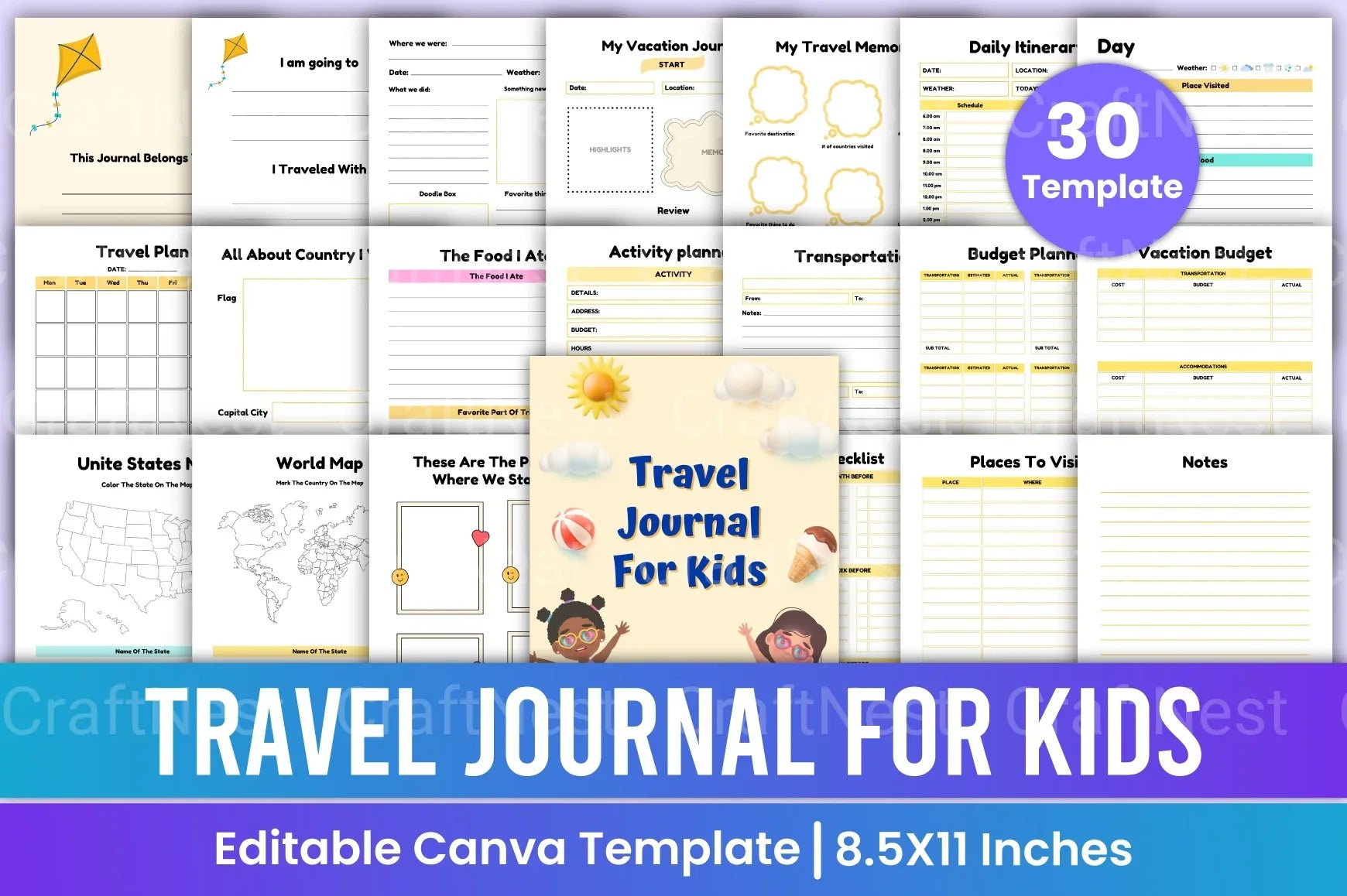 Travel Adventures for Kids - CraftNest - Digital Crafting and Art