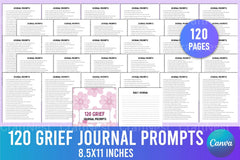 Grief Prompts for Healing and Reflection - CraftNest - Digital Crafting and Art