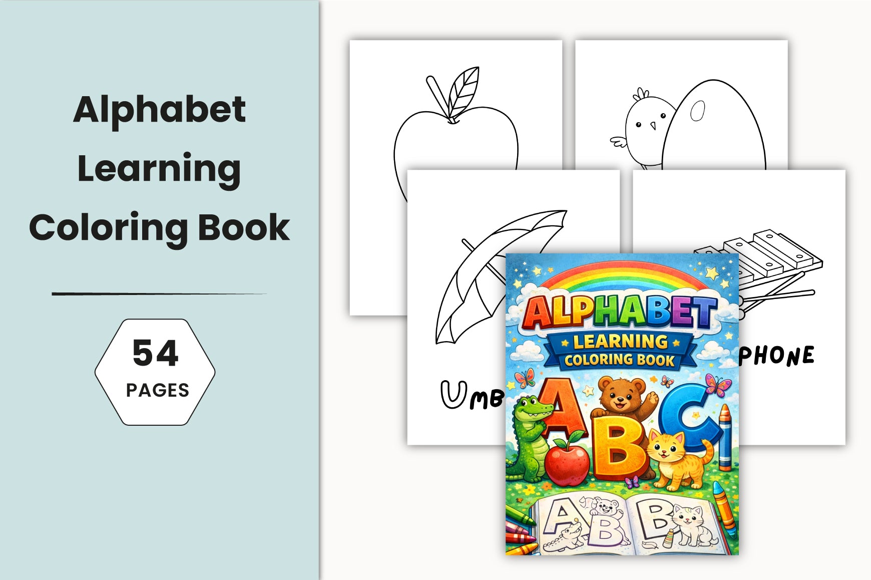 Alphabet Learning Coloring Planner