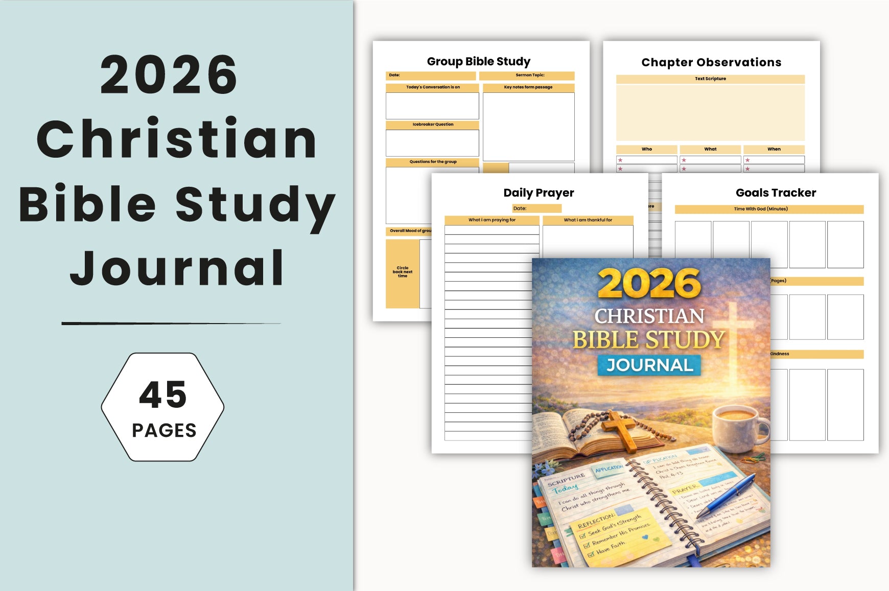 Christian Bible Study Journal