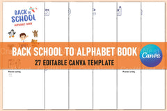 Back to School Alphabet Book - CraftNest - Digital Crafting and Art
