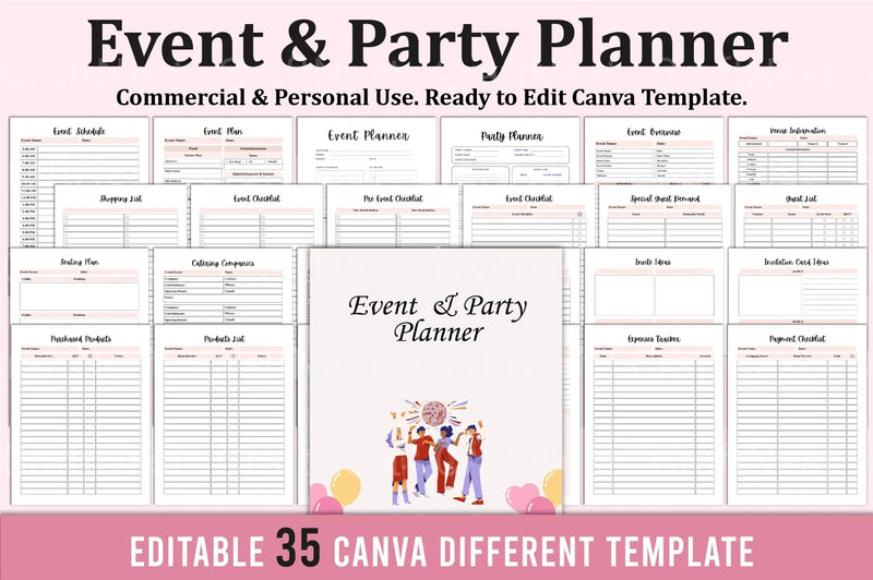 Event Party Planner - CraftNest - Digital Crafting and Art