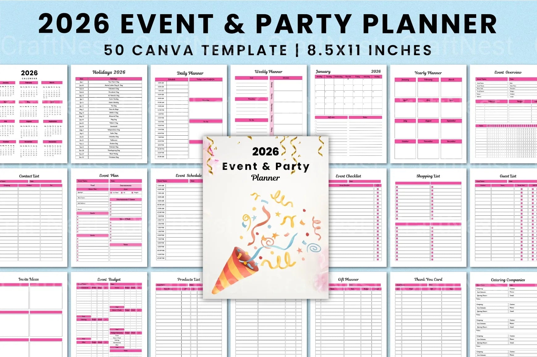 Event Party Planner Services - CraftNest - Digital Crafting and Art