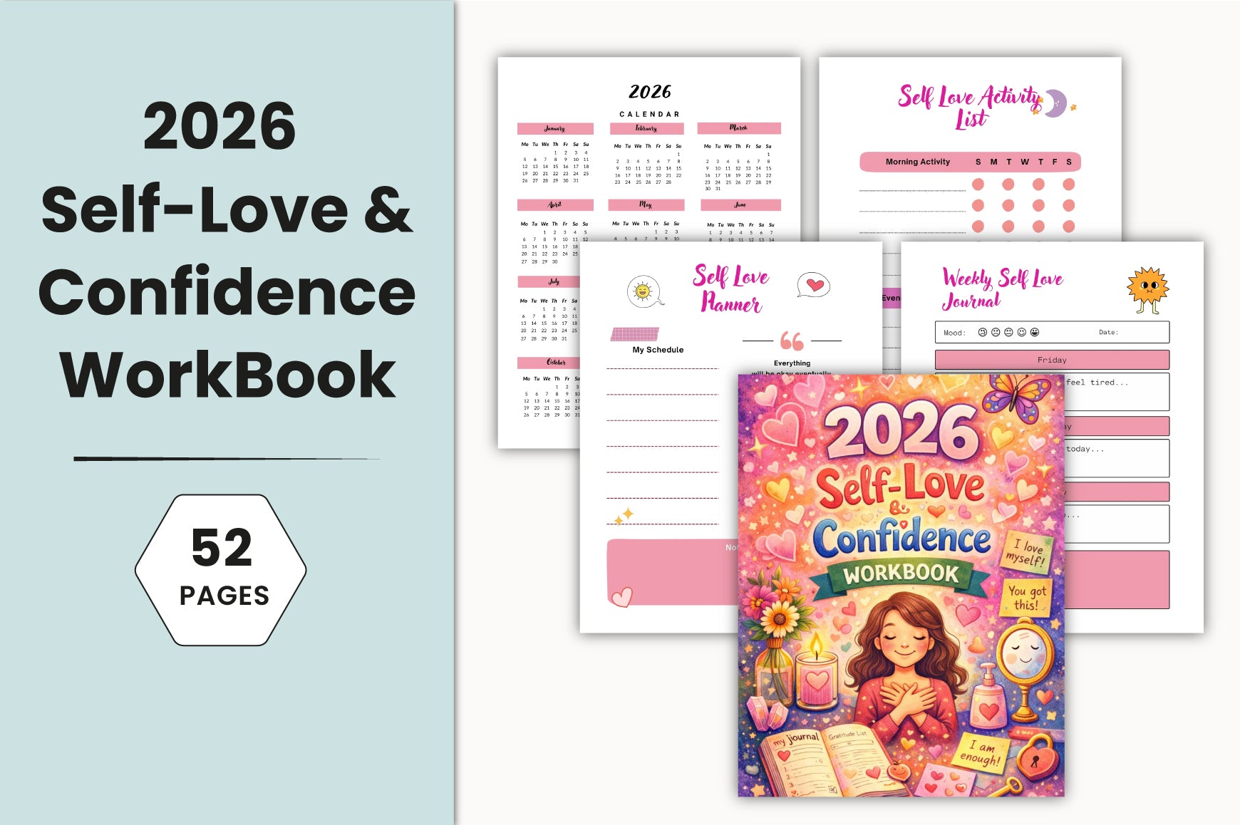 Self Love Confidence Workbook