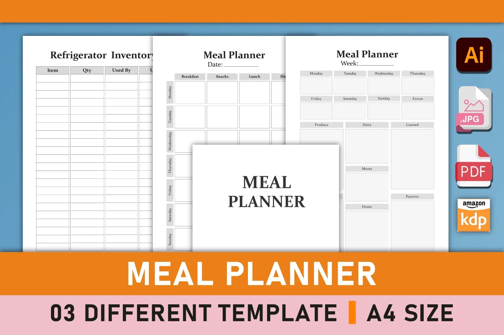 Meal Planner - CraftNest - Digital Crafting and Art
