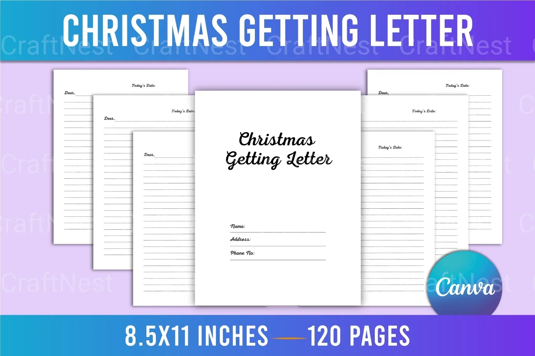 Christmas Greeting Letter - CraftNest - Digital Crafting and Art