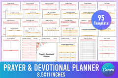 Prayer Devotional Planner for Spiritual Growth - CraftNest - Digital Crafting and Art