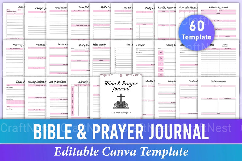 Bible Prayer Collection - CraftNest - Digital Crafting and Art