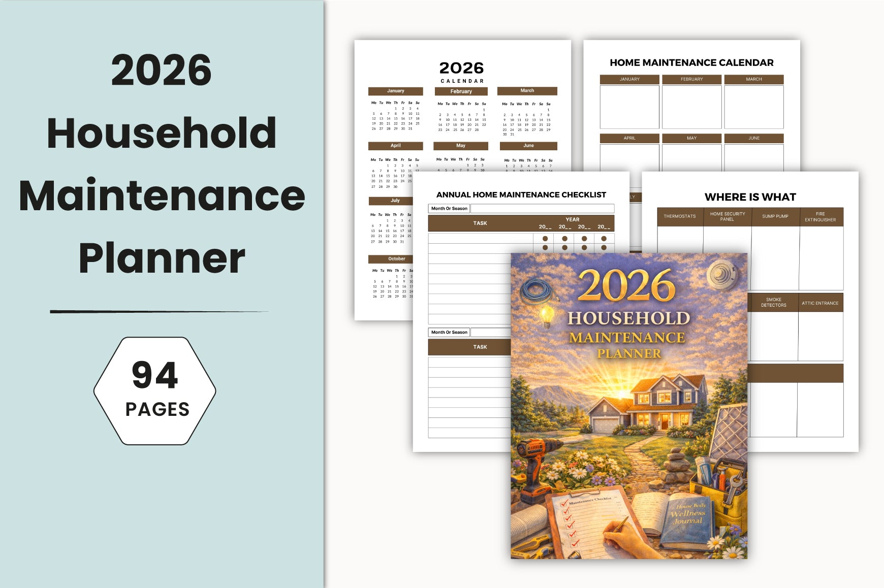 Household Maintenance Planner