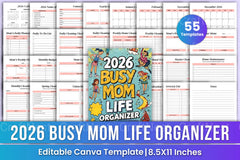 Busy Mom Life Organizer - CraftNest - Digital Crafting and Art