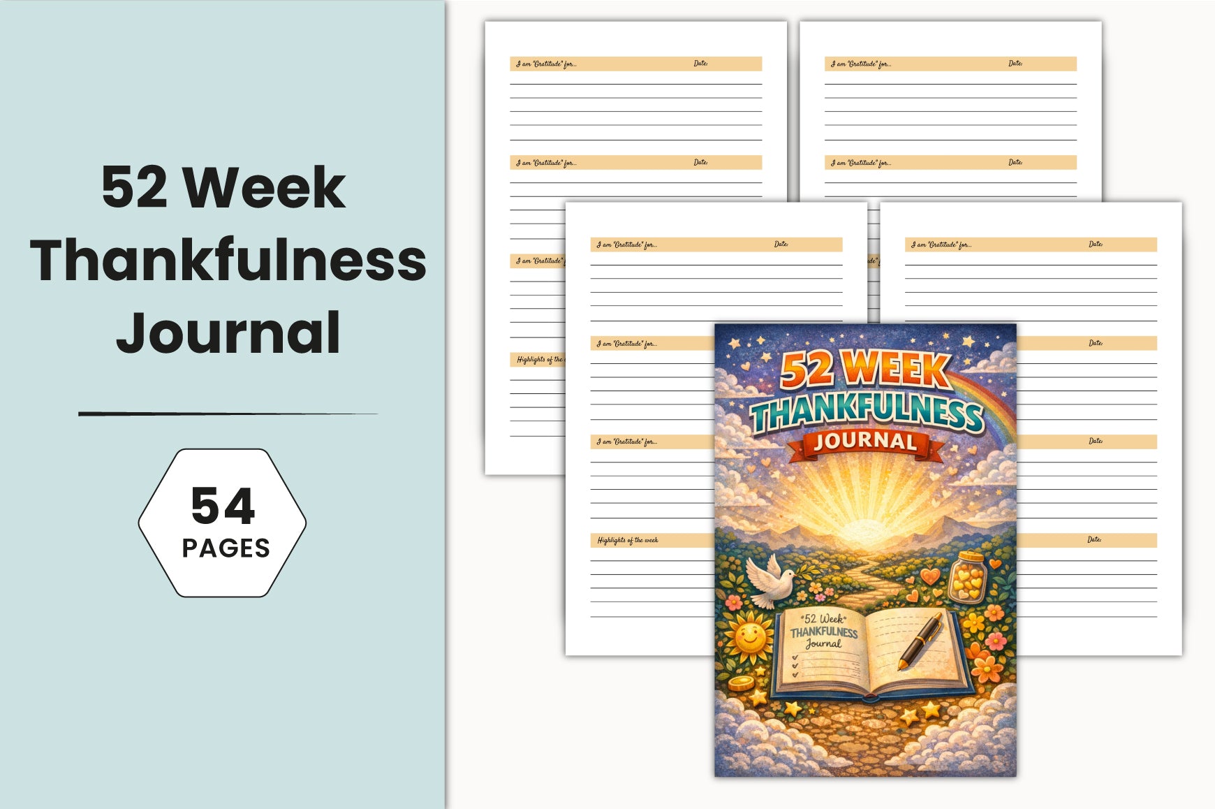 Week Thankfulness Journal