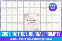 Gratitude Prompts for Daily Reflection - CraftNest - Digital Crafting and Art