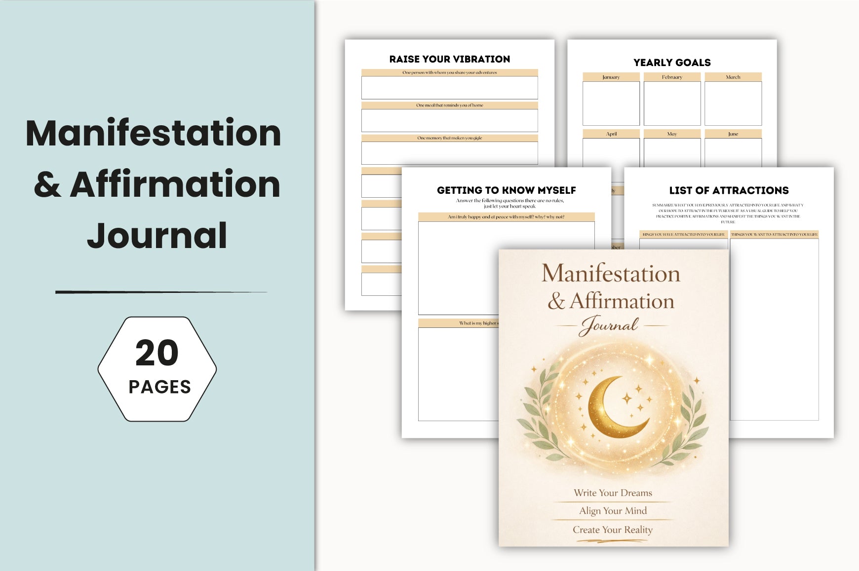 Manifestation Affirmation Journal 13