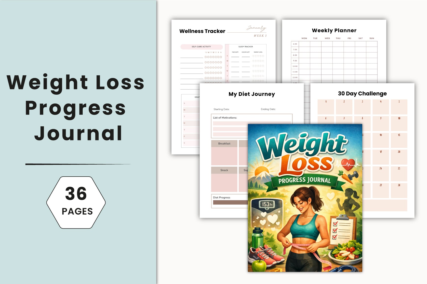 Weight Loss Progress Journal