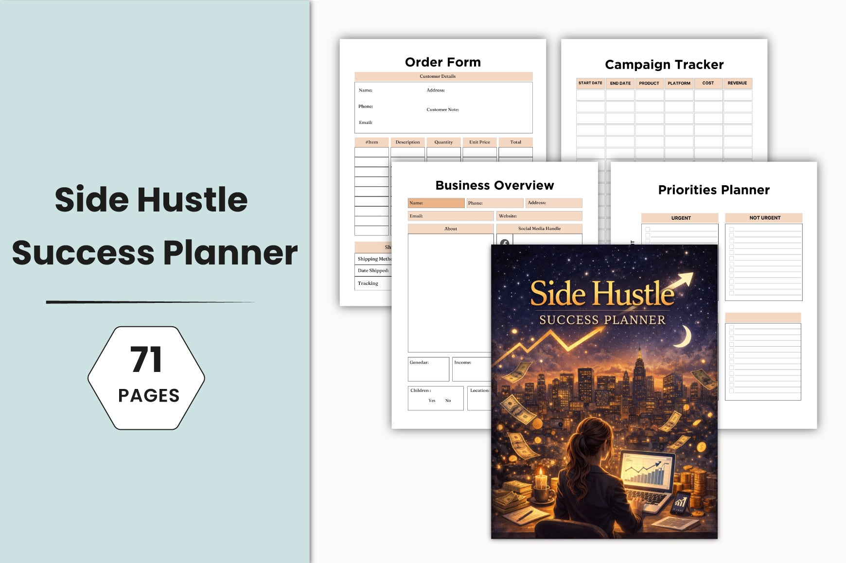 Side Hustle Success Planner