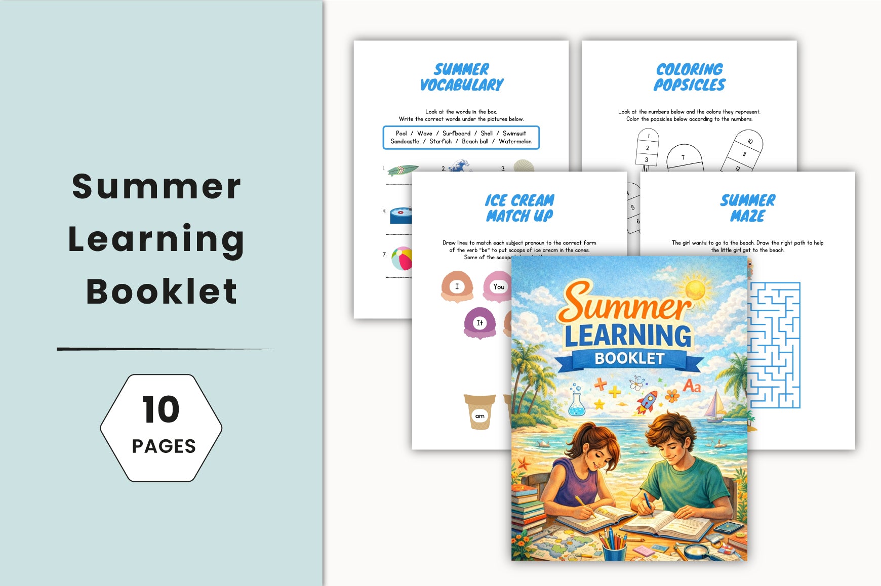 Summer Learning Booklet Planner