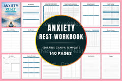 Anxiety Reset Workbook: Transform Your Mindset - CraftNest - Digital Crafting and Art