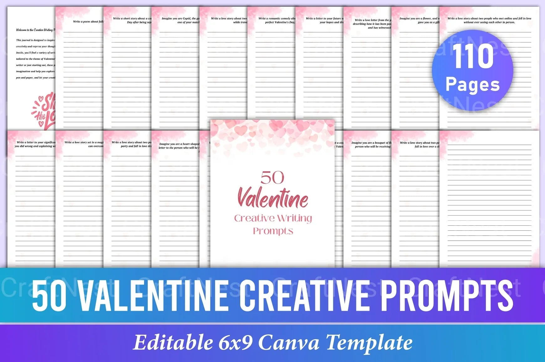 Valentine Creative Writing Prompts - CraftNest - Digital Crafting and Art