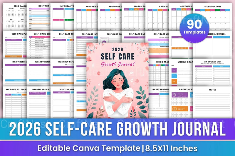 Self Care Growth Guide - CraftNest - Digital Crafting and Art