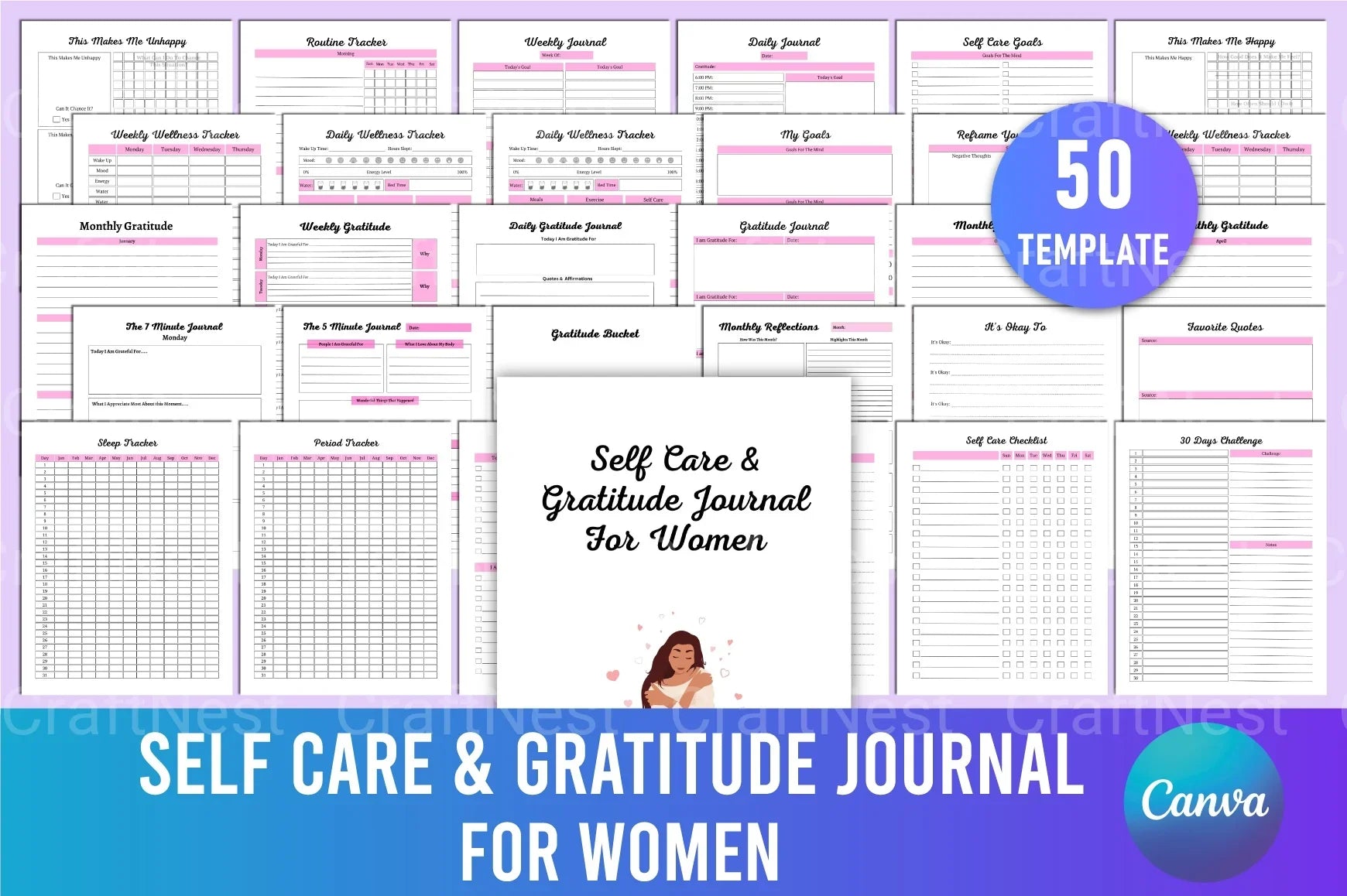 Self-Care and Gratitude for Women - CraftNest - Digital Crafting and Art