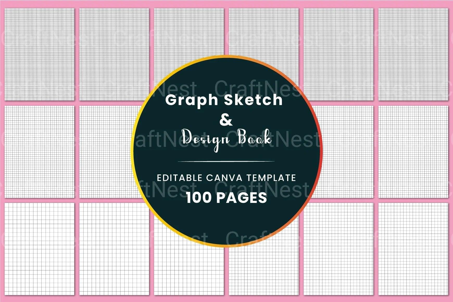Graph Sketch Book for Artists and Designers - CraftNest - Digital Crafting and Art