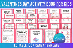 Valentine's Day Activity Book for Kids - CraftNest - Digital Crafting and Art