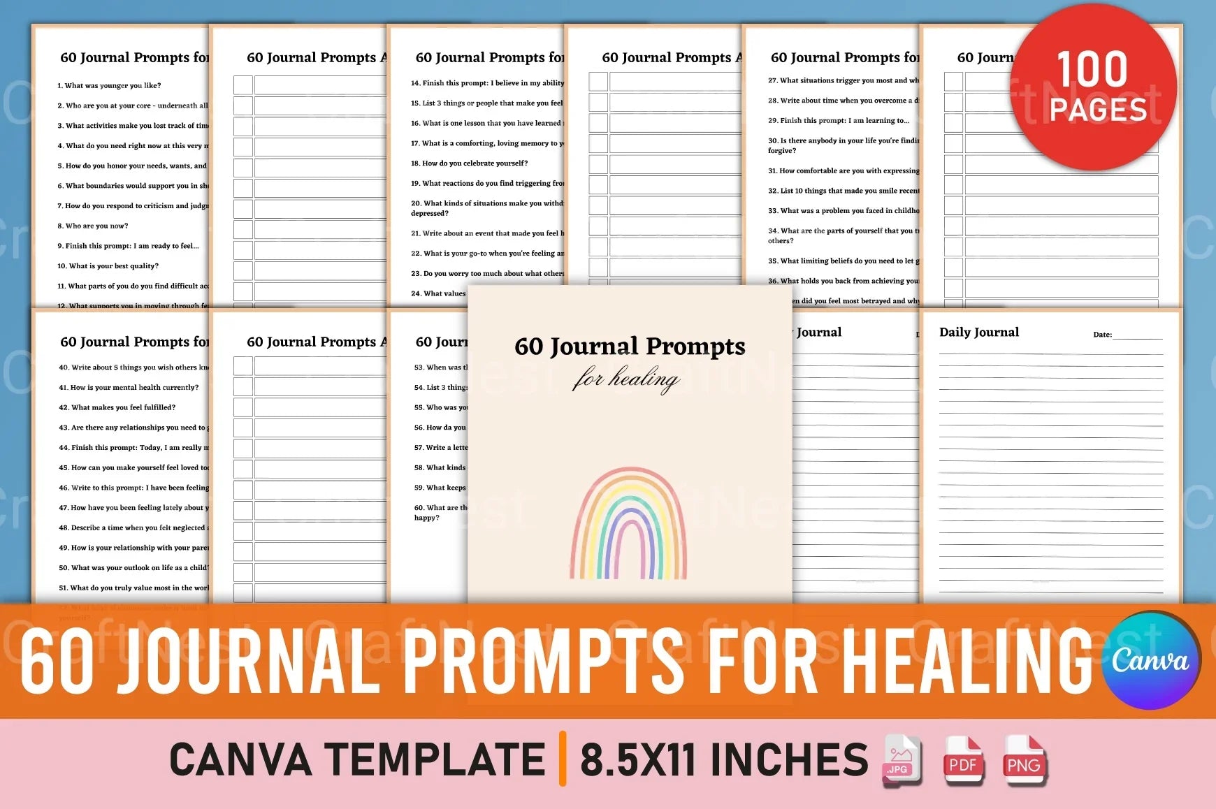 Prompts for Healing and Wellness - CraftNest - Digital Crafting and Art