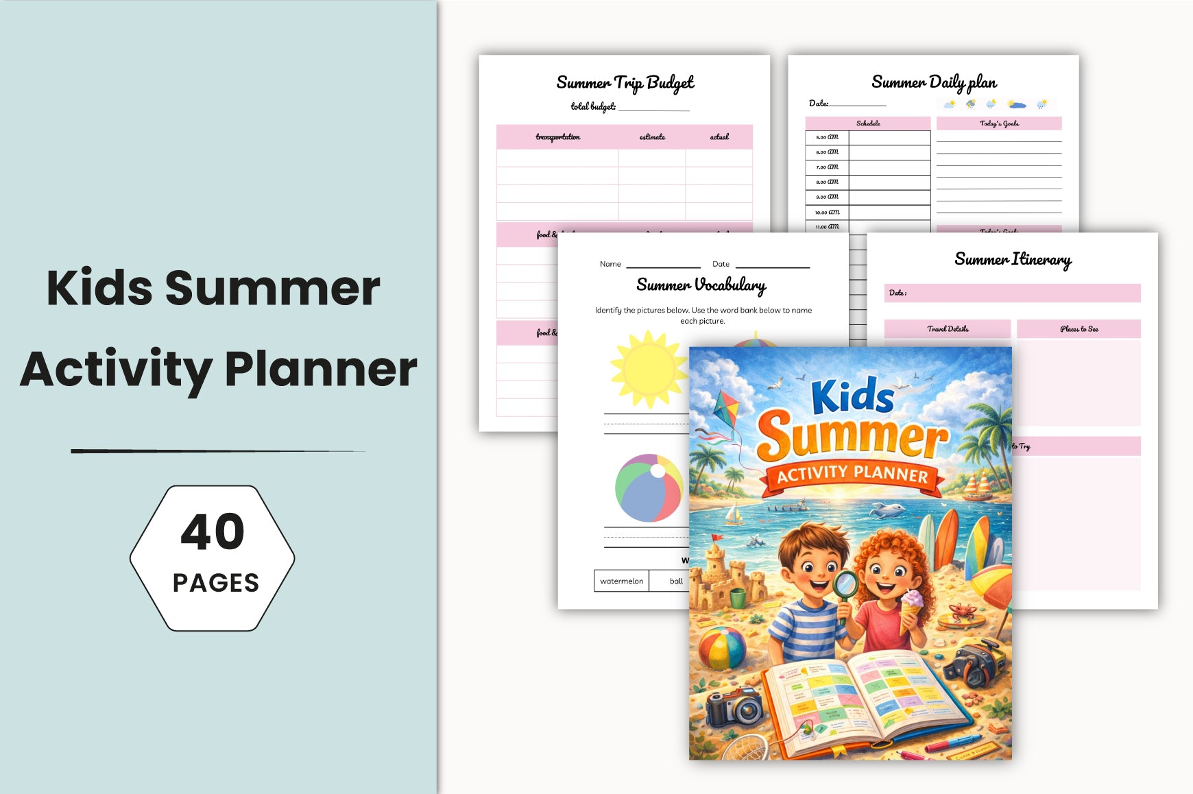 Kids Summer Activity Planner