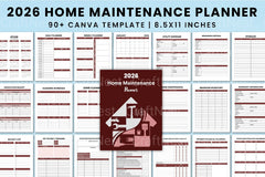 Home Maintenance Planner Guide - CraftNest - Digital Crafting and Art