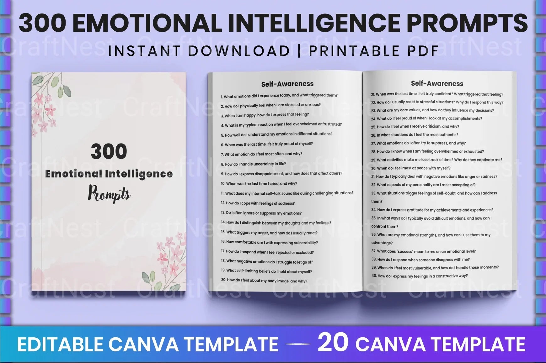 Emotional Intelligence Prompts for Personal Growth - CraftNest - Digital Crafting and Art