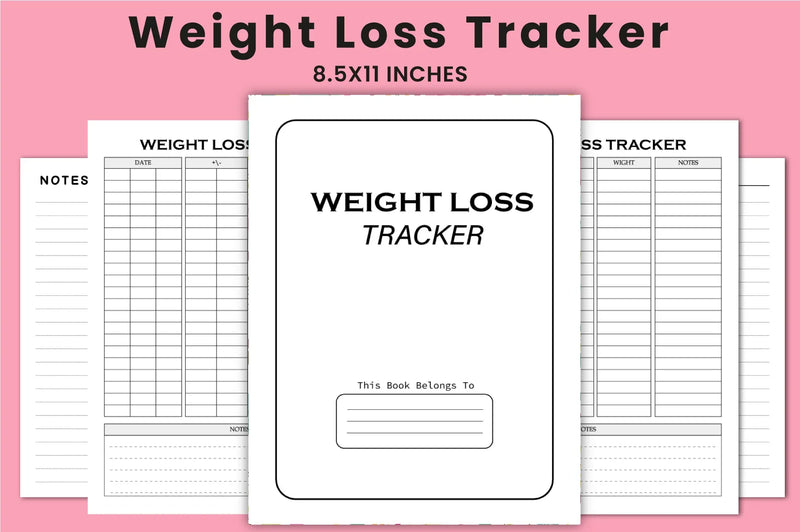 Weight Loss Tracker Planner - CraftNest - Digital Crafting and Art