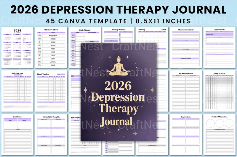 Effective Depression Therapy Techniques - CraftNest - Digital Crafting and Art