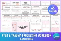 PTSD Trauma Processing Workbook for Healing and Recovery - CraftNest - Digital Crafting and Art