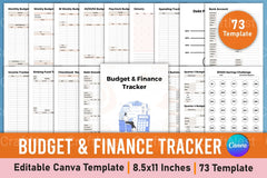Budget Finance Planner - CraftNest - Digital Crafting and Art