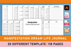 Manifestation Dream Life Planner - CraftNest - Digital Crafting and Art
