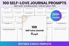 Self Love Prompts for Personal Growth - CraftNest - Digital Crafting and Art