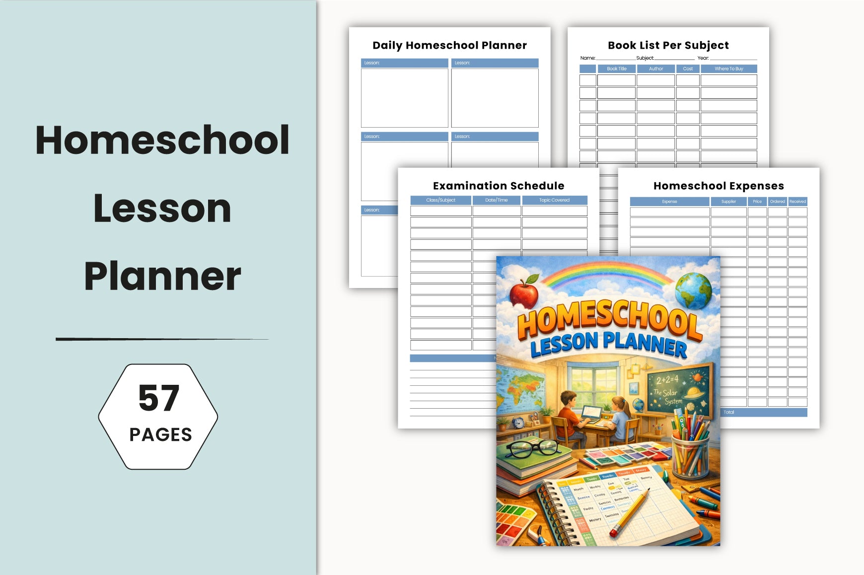 Homeschool Lesson Planner
