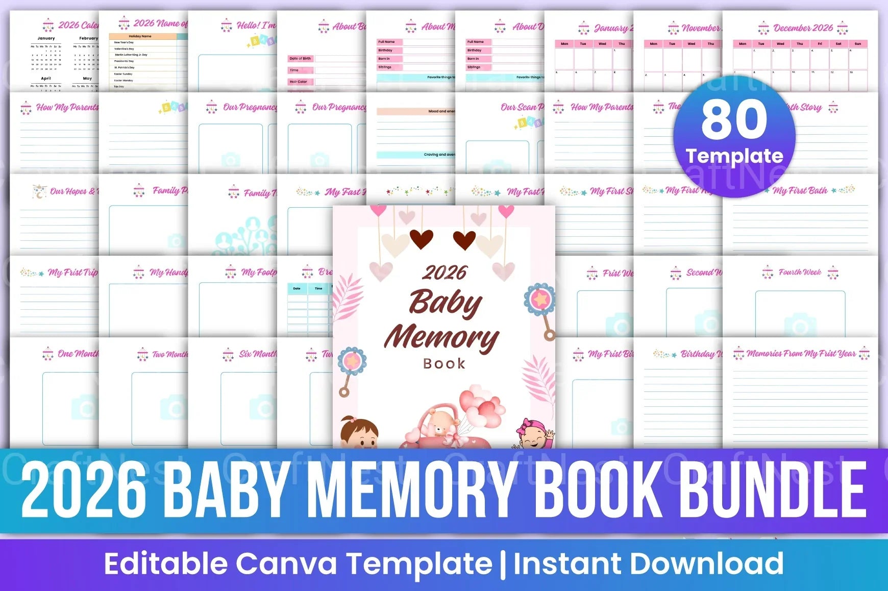 Baby Memory Book: Cherish Every Milestone