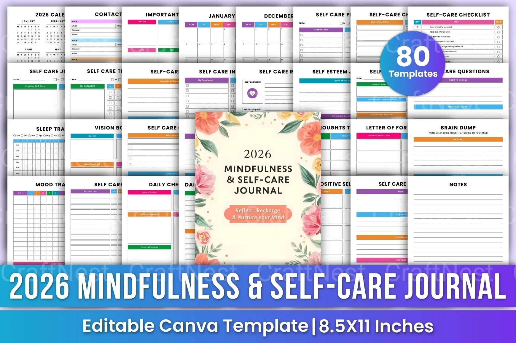 Mindfulness Self-Care Guide - CraftNest - Digital Crafting and Art